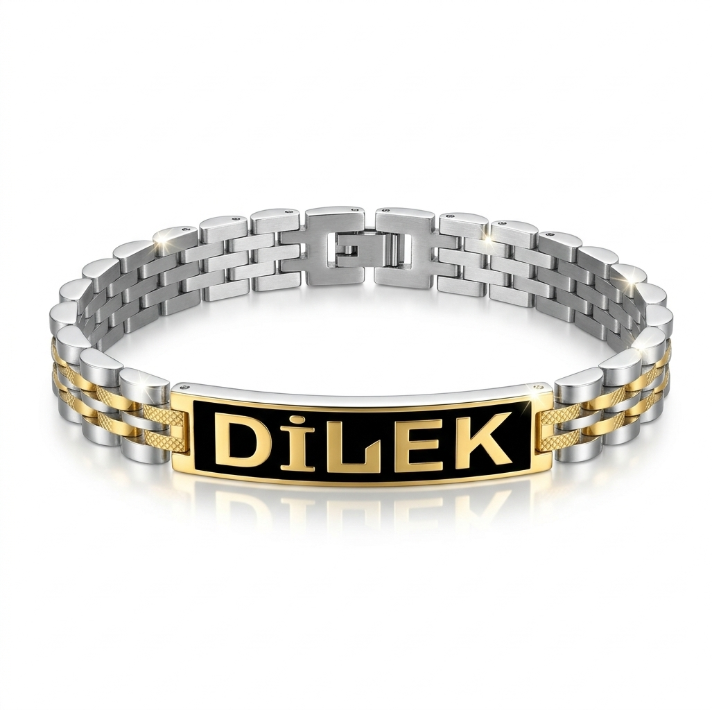 Kişiye özel isimli bileklik